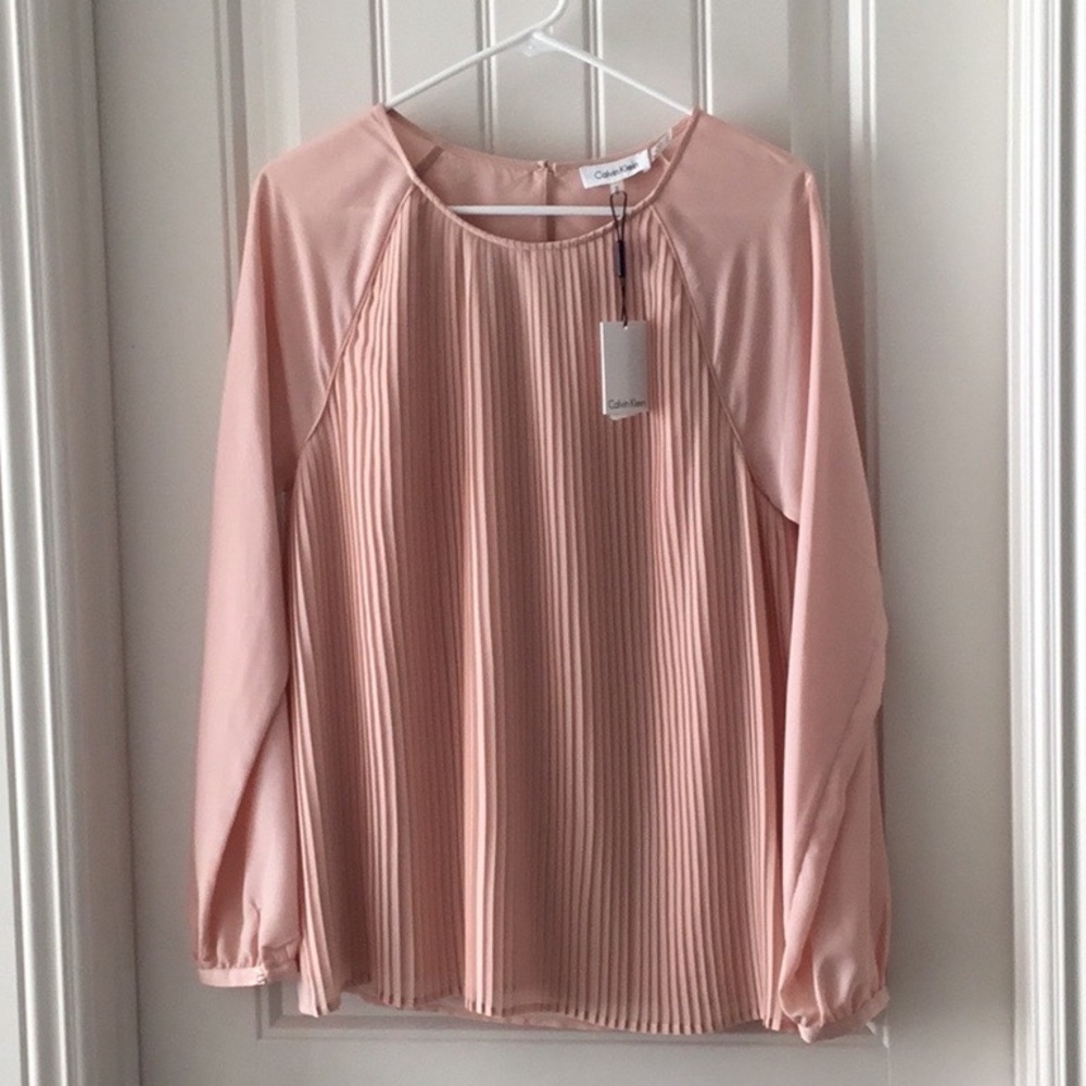 Calvin Klein Blush Pink Blouse